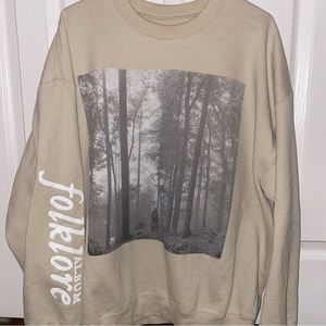 Taylor Swift Folklore album crewneck